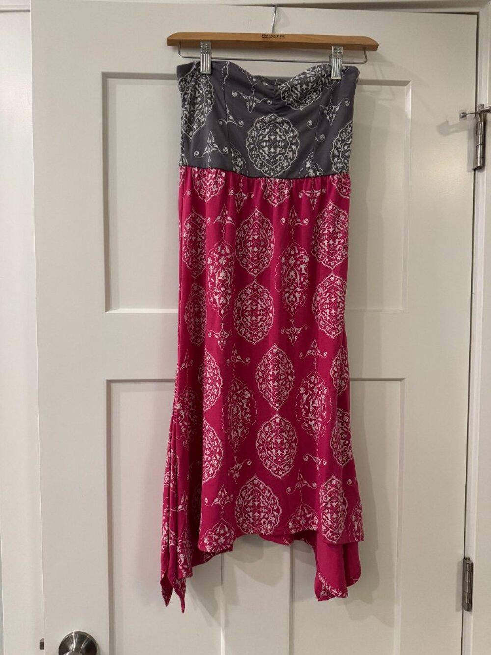 strapless summer dress